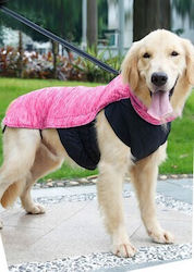 Waterproof Warm Dog Jacket L Pink