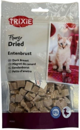 Trixie Gefriergetrocknete Enten-Weihnachtssnacks für Katzen