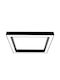 Toolight Ceiling Mount Light Black with Integrated LED
