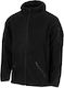 MFH Tactical Cardigan de vânătoare Fleece Negru
