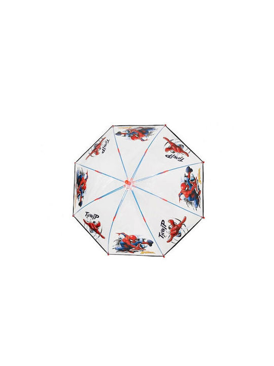 Kids Umbrella 75239 Spiderman Manual Transparent