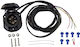 Professionelles Idl Verkabelungskit für Trailer 7-Pin Verbindung Enthält 1x Steckdose 1x Zugehöriges Kabel Befestigungsschrauben Clips Kontakte 1,5-Meter Kabel