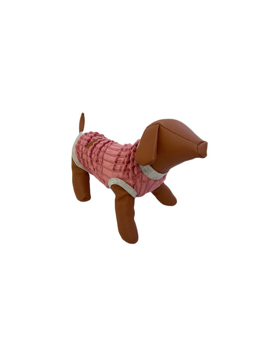 Weiches Fleece-Shirt Lila Streifen Tasche Nr0 26x31x23 cm