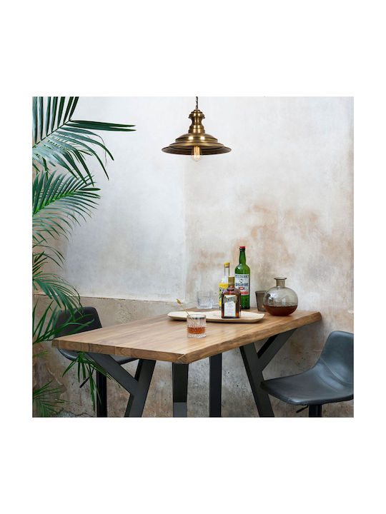 Opviq Sivani Pendant Light Yellow with Socket E27 39x39x115cm