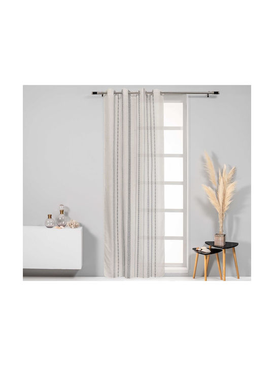 Easy Home Vorhang mit Grommet Dollu Beige 140x260cm