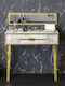 Frida Konsolemit Spiegel White-gold L90xB32xH80cm