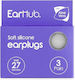 EarHub Silicone Earplugs White 6pcs
