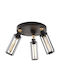 Opviq Ceiling Mount Light Black with Socket E27