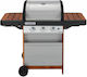 Campingaz Woody LX Series 3 Ψησταριά Υγραερίου Μαντεμένιας Σχάρας 61x45εκ. με 3 Εστίες 9.6kW
