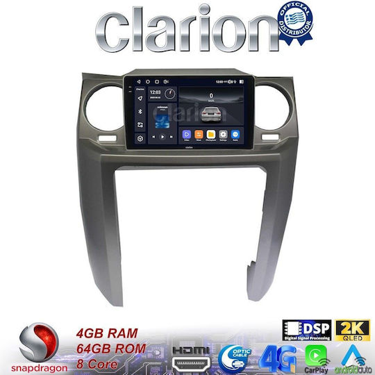 Clarion Auto-Audiosystem für Land Rover Entdeckung 2004 > 2009 (Bluetooth/USB/WiFi/GPS/Apple-Carplay/Android-Auto)