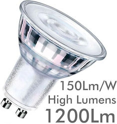LED Bulb Dimmable 8W for Socket GU10 Warm White