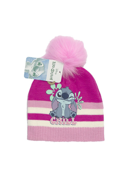 Disney Kids Beanie Knitted Pink