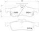 Brembo Rear Brake Pads Set Honda Civic Ix 1.4-2.2d 02.12 Height 44.0mm Width 123.0mm Thickness 15.0mm Wear Sensor Yes