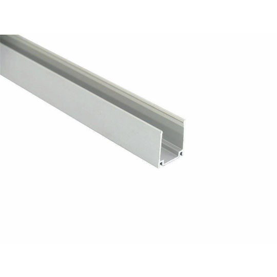 Προφιλ Αλουμινιου Ταινιες Led Neon Flex 2000x12x6mm Ασημι Εξωτερικο Τιμη 1m