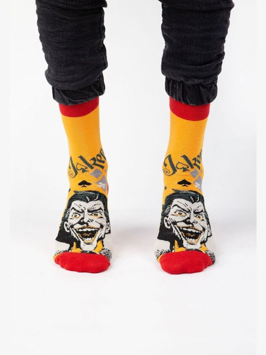 Herrensocken Joker-Print Cimpa Jk19521-1-Orange