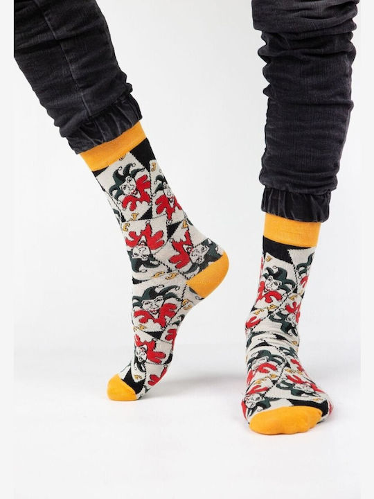 Herrensocken Joker-Print Cimpa Jk19521-1-grau