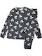 Disney Winter Damen Pyjama-Set Graphite Minnie Mouse