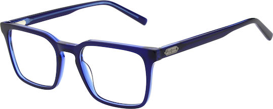 Pepe Jeans Bărbați Plastic Rame Ochelari Albastru PJ3531-626