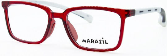 Marasil Kindlich Kunststoff Brillenrahmen Rot 564 C2