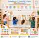 Montessori Wandspielzeug 164cm 9 Aktivitäten