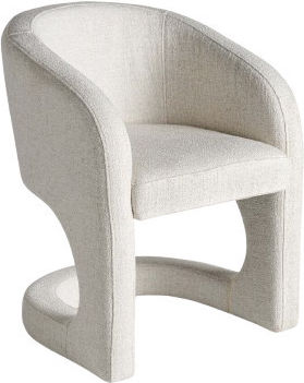 Καρέκλα Τραπεζαρίας Bilais 62x60x78εκ. Off White