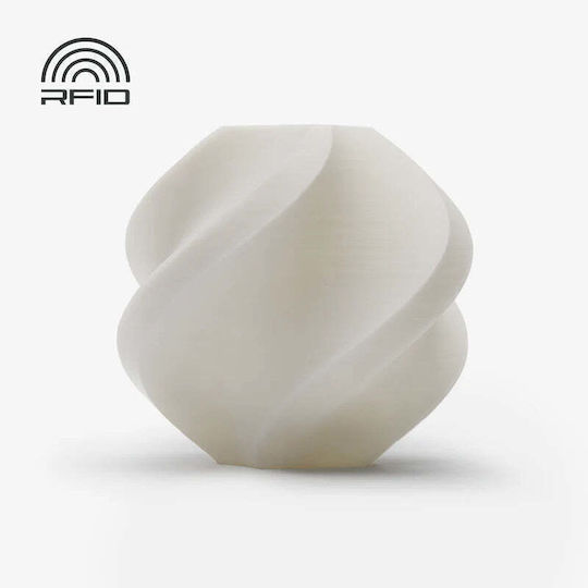 Bambu Lab PLA 3D Printer Filament 1.75mm White 1kg 1pcs Refill