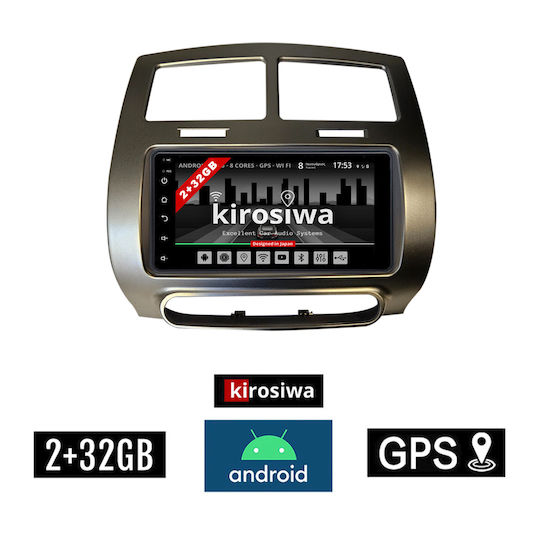 Kirosiwa Ηχοσύστημα Αυτοκινήτου για Toyota Urban Cruiser 2009 2014 (Bluetooth/USB/AUX/WiFi/GPS/Apple-Carplay/Android-Auto) με Οθόνη Αφής 7"