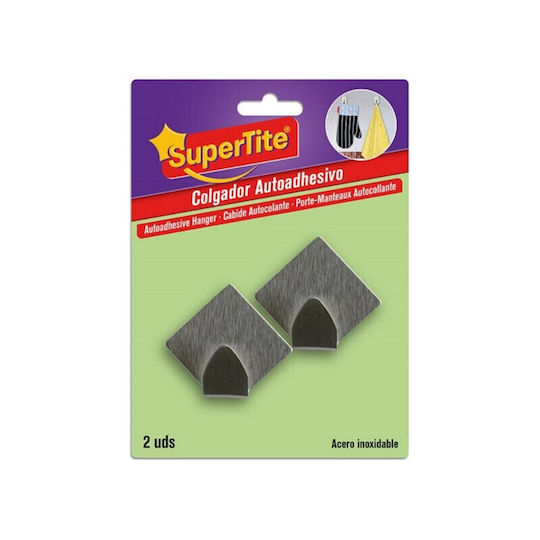 Cârlige de perete Supertite 7992 Diamond din oțel inoxidabil 2 bucăți