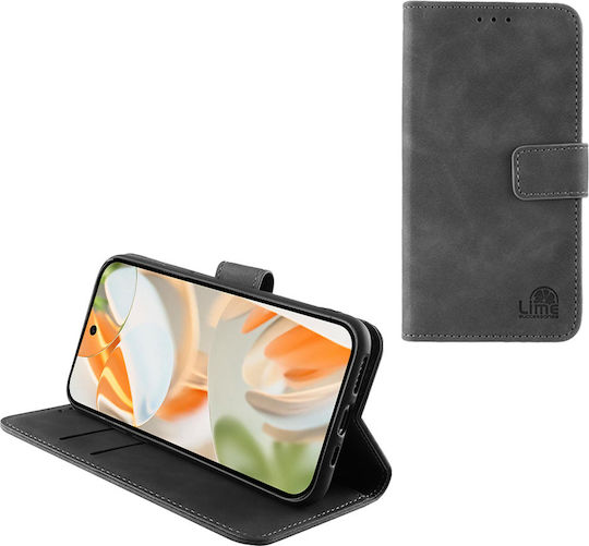 Lime Buchen Sie Synthetisches Leder / Silikon / Leder Gray (Google Pixel 9 / 9 Pro)