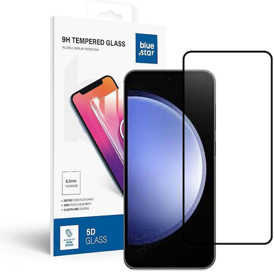 5D Adeziv complet Tempered Glass Negru (Samsung Galaxy S25)