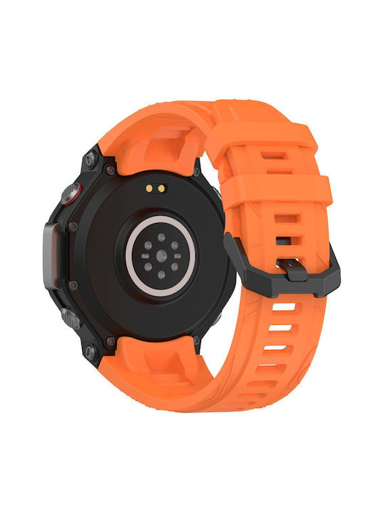 Breatheable Λουράκι Σιλικόνης Xiaomi Amazfit T-rex 3 Orange Oem Breatheable Λουράκι Σιλικόνης Xiaomi Amazfit T-rex 3 Orange Oem