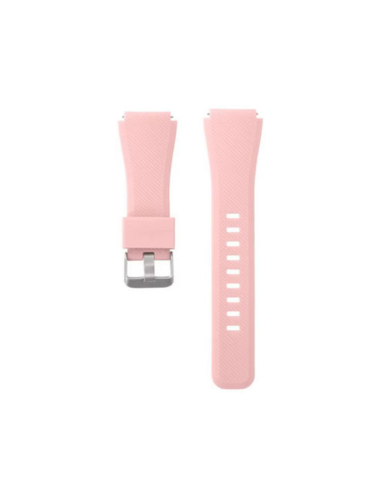 Rosenrosa Silikonarmband 22mm für Samsung & Huawei Smartwatch