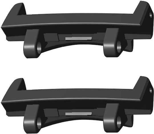 Metalladapter-Verbinder für 22mm Armband-Anpassung Xiaomi Amazfit T-rex 3 Schwarz OEM