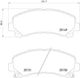 Brembo Disc Brake Pads Set Isuzu D-max I Ii 1.9d 2.5d 3.0d 10.06 Front 61mm Height 152mm Width 17mm Thickness