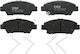 Set Plăcuțe de Frână Față Trw Auto Honda City Jazz Iii 1.2-1.4alk 07.08 Înălțime 56.4mm Lățime 136.5mm Grosime 16.0mm