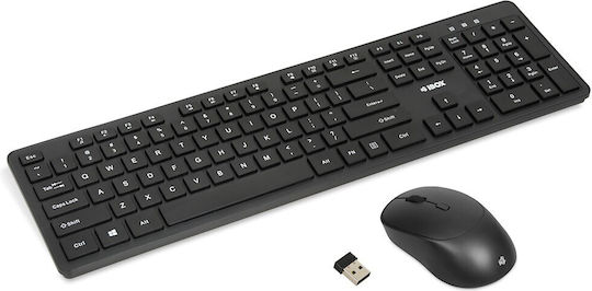 iBox Workstation Pro Kit Ασύρματο Σετ Πληκτρολόγιο & Ποντίκι Αγγλικό US