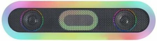 MSBORB 2.1 Wireless Speakers with RGB and Bluetooth 20W Black