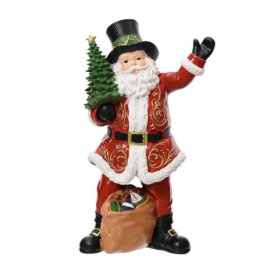Dekorativer Weihnachtsmann Rot