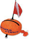 Taucherboje 36cm Rund Orange