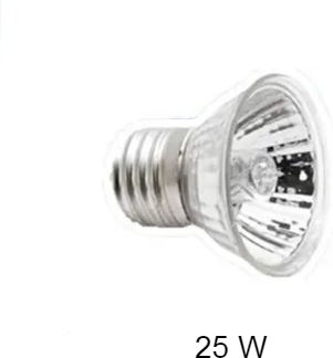 Uva+uvb Heat Lamp 3 Ga Reptile Turtle Lighting Thick Thread 25w