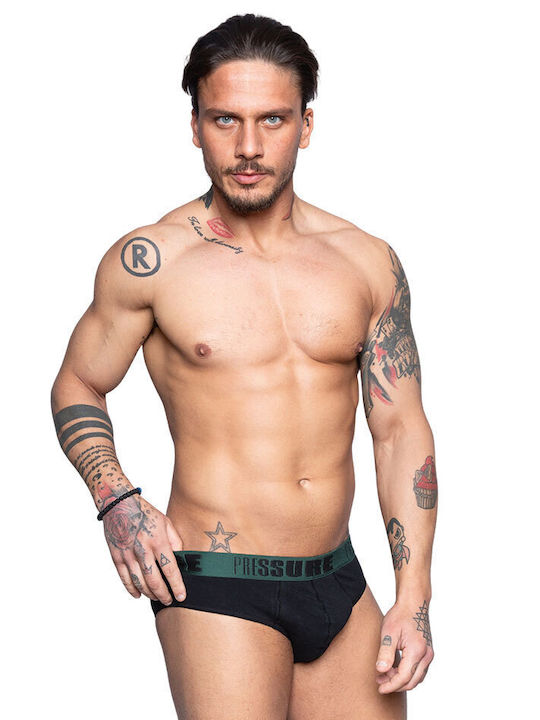Men's Slip Black/Green