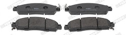 Front Brake Pads Set Nissan Navara Np300 Renault Alaskan 2.3d 01.15 Ferodo Height 54.3mm Width 169.0mm Thickness 16.8mm