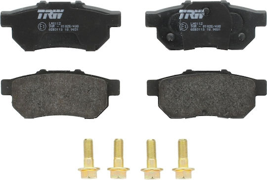 Rear Brake Pad Set Caliper Guide Bolt Supplements 36.8mm 88.8mm 13.4mm Honda Civic Suzuki Swift Trw Automotive