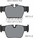 Textar Rear Brake Pads Set Bmw Mini 1.5-2.0d Height 60.6mm Width 123mm Thickness 15.9mm Wear Sensor Yes