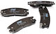 Trw Automotive Rear Brake Pads Set Height 41.0 Mm Width 107.8 Mm Thickness 14.6 Mm Buick Cadillac Chevrolet