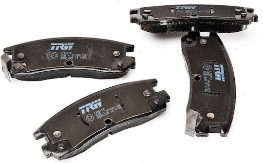 Trw Automotive Rear Brake Pads Set Height 41.0 Mm Width 107.8 Mm Thickness 14.6 Mm Buick Cadillac Chevrolet