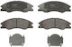 Trw Front Brake Pads Set Kia Cerato I 1.6 1.6d 2.0 03.04 Height 59.3mm Width 165.0mm Thickness 17.8mm