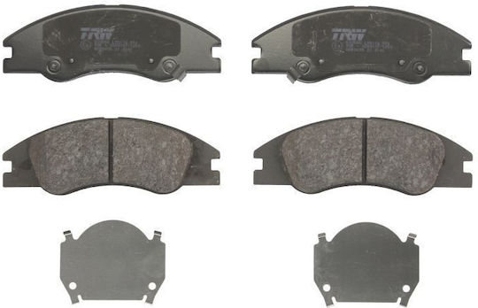 Trw Front Brake Pads Set Kia Cerato I 1.6 1.6d 2.0 03.04 Height 59.3mm Width 165.0mm Thickness 17.8mm