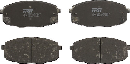 Set Plăcuțe De Frână Auto Partea Din Față Kia Carens Ii Cerato Ii 1.6-2.0d 07.02 Înălțime 58mm Lățime 130mm Grosime 16.8mm