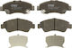 Set Plăcuțe De Frână Auto Față Trw Honda City Iv Jazz Ii Siglă 1.2-1.5 03.99-03.09 54.5mm 131.5mm 15.6mm Senzori Uzură